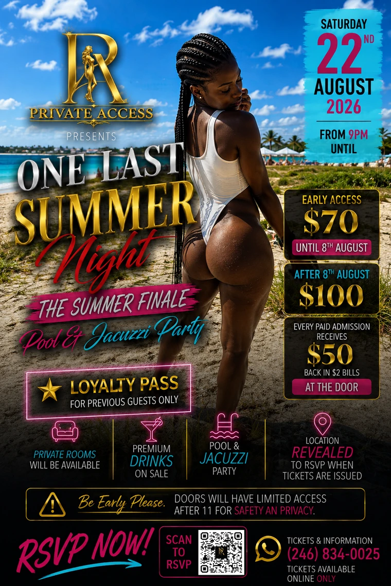 Earlier August event flyer