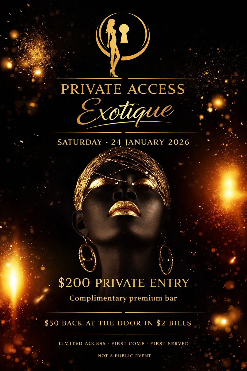 Private Access event flyer for January 24, 2026